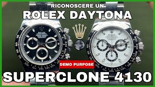 Riconoscere un autentico Rolex Daytona Superclone 4130