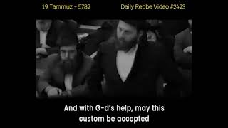 Lubavitcher Rebbe: "As If We Built It" RebbeDaily #2423