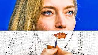 PEINTURES RÉALISTES || 25 DESSINS ET PEINTURES FACILES À FAIRE