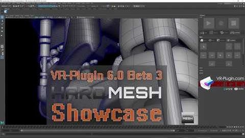 VR-Plugin Beta featuring HardMesh for Autodesk Maya