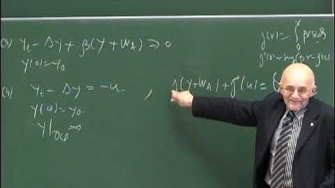Prof. Viorel Barbu | Stochastic nonlinear PDEs versus deterministic infinite dimensional Cauchy...