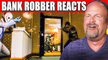 Cop and Bank Robber REACT to Bank Heists in PAYDAY