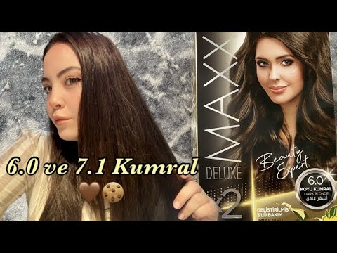 EVDE 6.0 ve 7.1 KUMRAL SAÇ BOYASI |GİZEMNUR KÖROĞLU