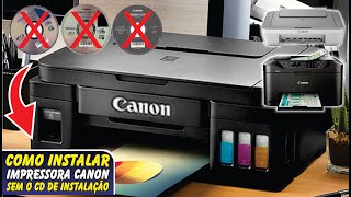 COMO instalar impressora CANON sem o CD de instalação