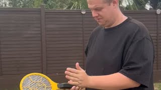 Fly Zapper Fail: Man Gets Shocked by Unexpected Zap! || WooGlobe