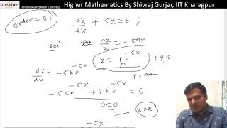 4.ODE: Formulation of Differential Equation, General , Particular and Singular Solutions