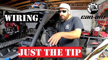 Light Bar Wiring Thru Cage Tips on a 2020 CAN AM X3 - EP91