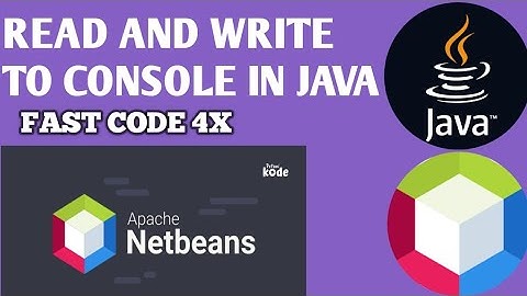 How to Read and Write to Console in Java | Speed Code 4X