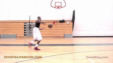 Dre Baldwin: Kobe Midrange Catch Pivot-Spin Move Drive Pt. 1 | Basketball Scoring Footwork Drills