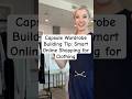 Capsule Wardrobe Building Tips! Buying Outfits#wardrobestaples #smartshopping #onlineshoppingtips