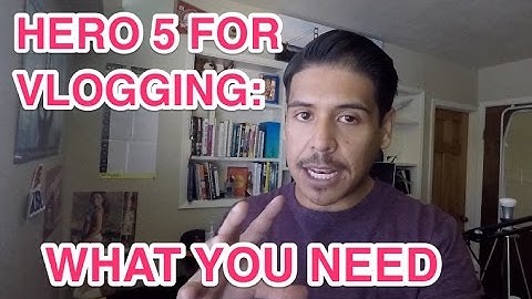 Vlogging with GoPro + External Microphone Adapter