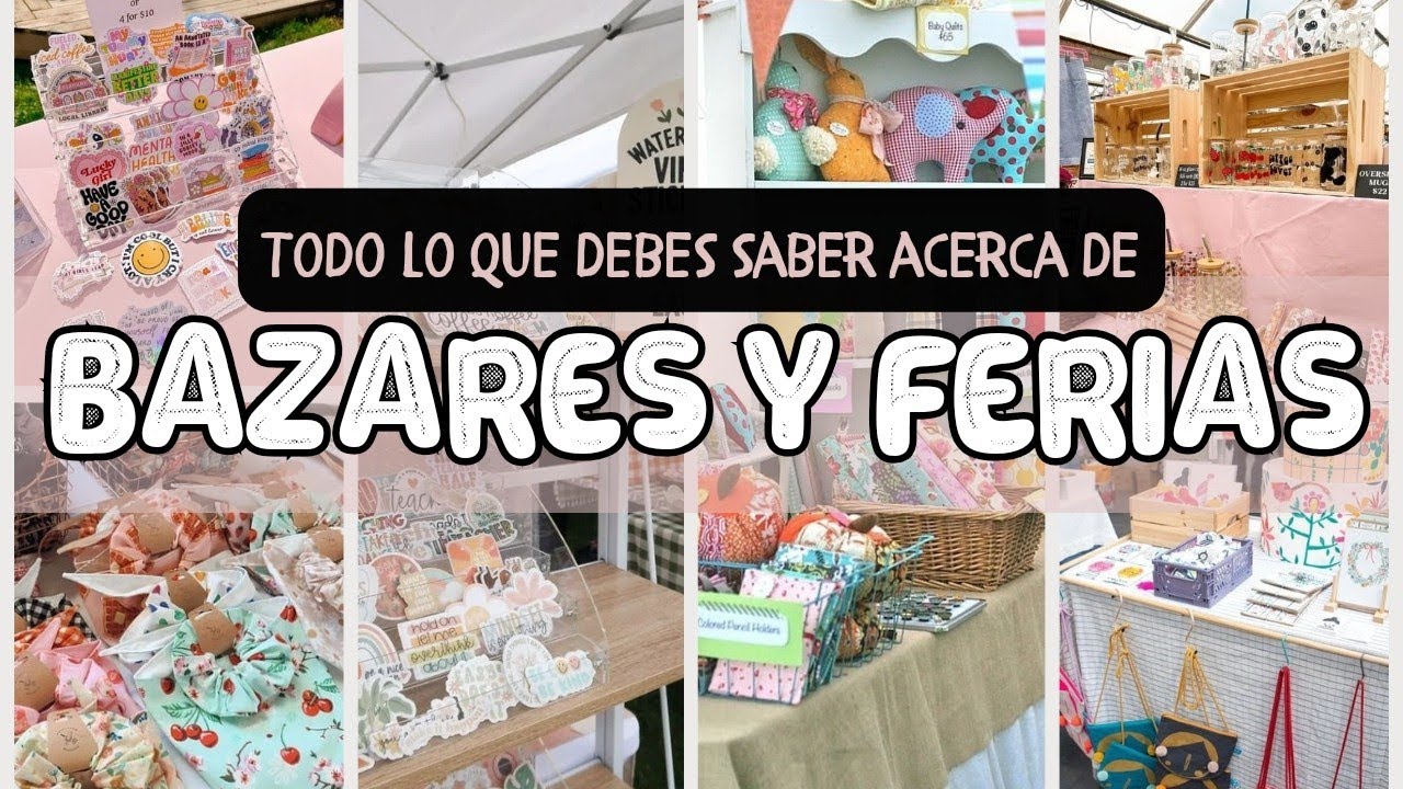 3 Cosas que DEBES SABER antes de PARTICIPAR en BAZARES o FERIAS ✨🤔 Vale la pena? | Charlita