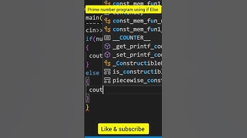 Prime Number Print in C++ Using IF Else Statement || #shortvideo #cplusplus  #ifelse #ifelse  .