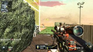 Black ops 360 quick scope head shot! Fun with bots :D