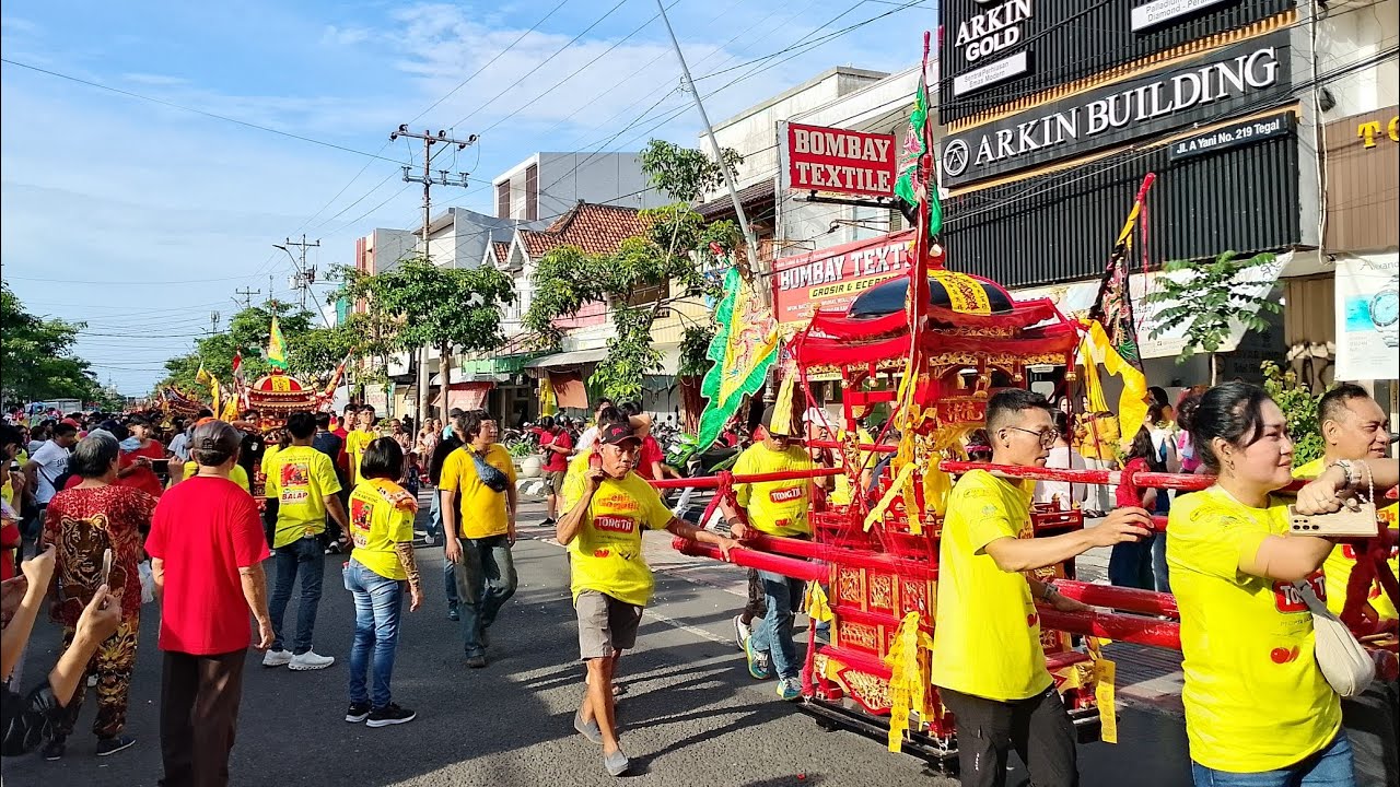 Hari kedua kirab gotong toe pe kong kelenteng Tek Hay Kiong Tegal || cap go meh 2026 || Imlek 