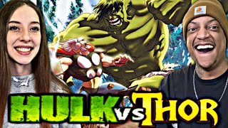 HULK VS THOR (2009) | MOVIE REACTION | Our First Time Watching | LOKI | Bruce Banner | Hella 😱🤯