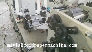 Automatic color printing serviette tissue embossing napkin paper L folding machine