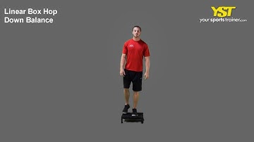 Linear Box Hop Down to Balance