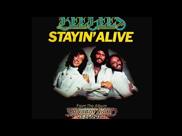 Bee Gees ~ Stayin' Alive 1977 Disco Purrfection Version class=