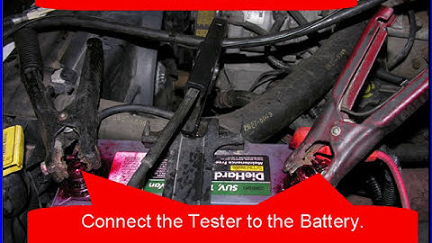 25 Chrysler Diagnostics: Starting Charging Tests - Starter Draw Test