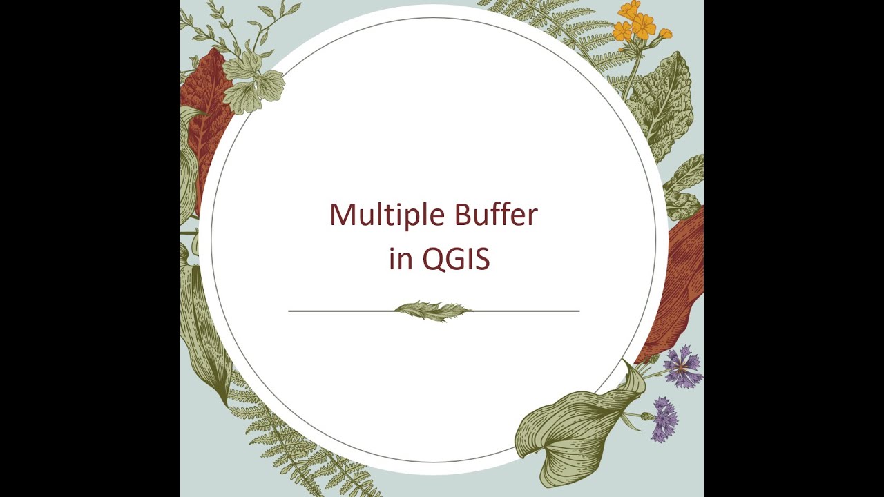 Lecture 42 : MULTI RING BUFFER in QGIS 04 08 2024 22 10 42 REC - YouTube