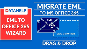 DataHelp EML to Office 365 Wizard - Drag & Drop to Import EML to Office 365 in Batch -How to