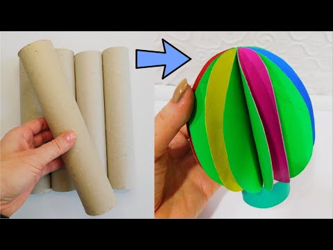 Super Easy Toilet Paper Rolls Craft / Paper Flower Tutorial / Spring Decor  Idea 