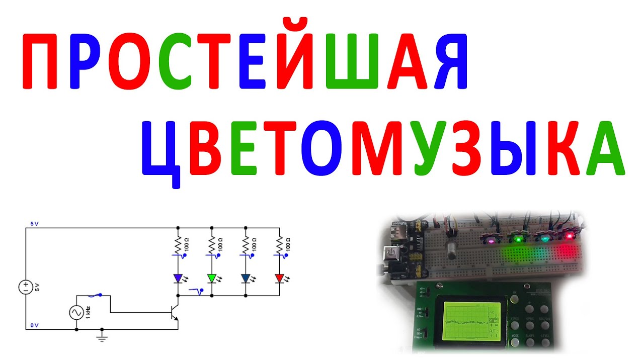 Аудиоконтроллер RGB 12A RGB (цветомузыка) ПДУ RF