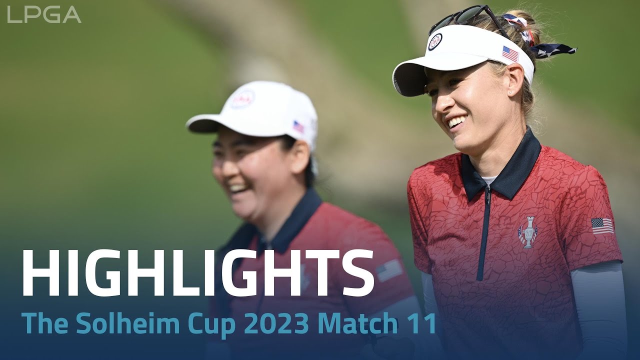 Korda/Corpuz vs Hall/Boutier - The Solheim Cup 2023