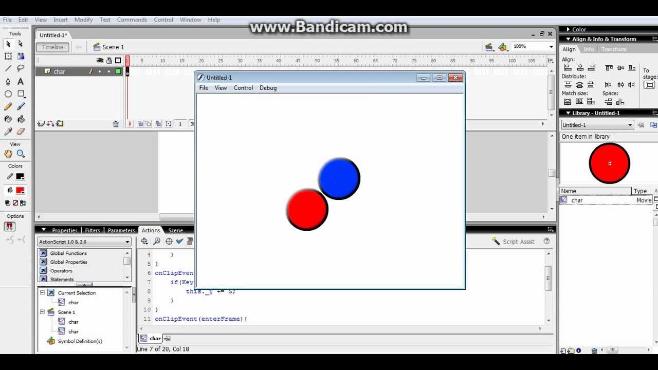 Flash Tutorials Simple 2 Player "Move Ball Around" Game YouTube