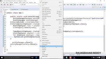 Criteria Api In Jpa | Criteria Example in Jpa | Jpa Tutorials |Hibernate Tutorials Rajasekhar Reddy