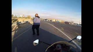 Walking on Road