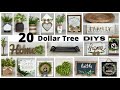 20 DOLLAR TREE DIYS | FARMHOUSE HOME DECOR