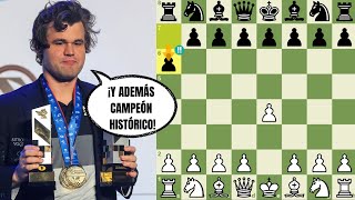 ¡¡¡Magnus Carlsen juega LA DEFENSA TSSCHESSUMARE ante Hikaru Nakamura!!!