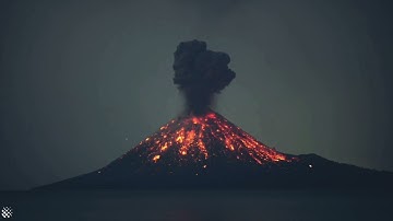 Reverse Volcanic eruption