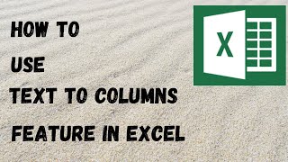 How to use Text to Columns | Text to columns | Convert text to columns | Split text to columns