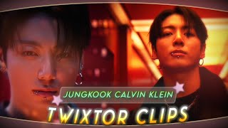 Jungkook Calvin Klein Holiday 2025 Campaign Twixtor Clips 4K