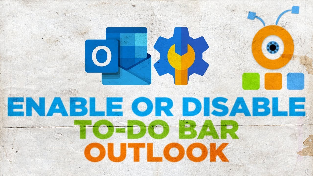 How To Enable To Do Bar In Outlook YouTube