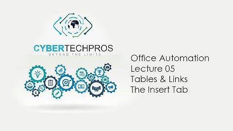 Office Automation || MS Word || Word Processing P05