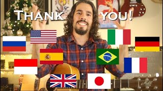 50k Subscribers! Thank you (9 languages)   Guitar SECRET Revealed (Stairway to Heaven)