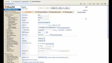 Adding ShoreTel Users Overview