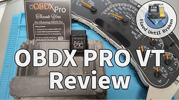OBDX Pro VT Bluetooth & USB J1850 VPW OBD Tool Review