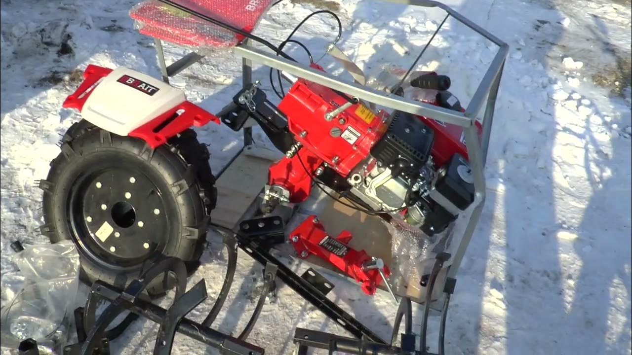 Небольшой видео обзор мотоблока "Брайт BR -105PPRO" с пониженной 3 ...