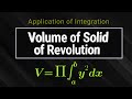 Volume of Solid of Revolution | Application of Integration #integration