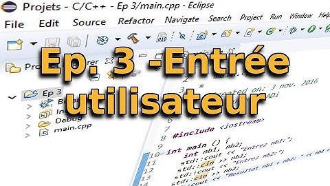 Apprendre à programmer - gérer le clavier Ep.3