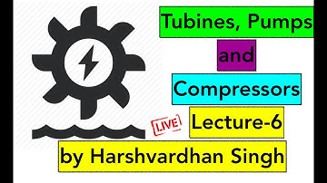 Lecture-6 | Turbines, Pumps & Compressors for GATE/ESE/PSUs | by Harshvardhan Singh for ME | CE
