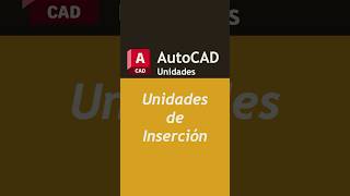 Unidades de insercion #autocad #arquitectura #diseño #tutorial
