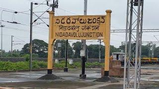 Nidadavolu Junction railway station Andhra Pradesh, Indian Railways Video in 4k ultra HD
