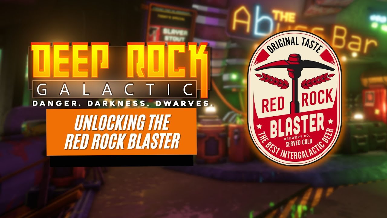 Deep Rock Galactic Unlocking the Red Rock Blaster YouTube