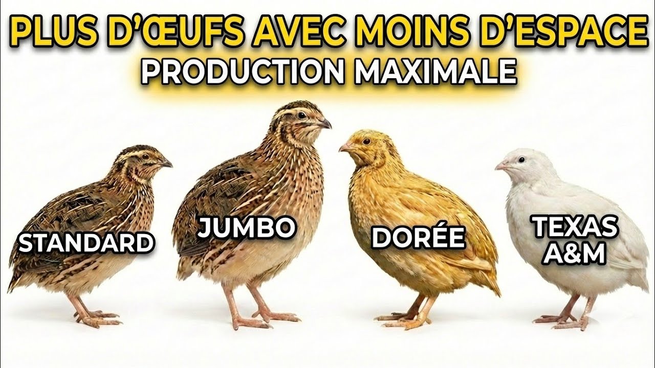 Caille du Japon : Maturité sexuelle, cycle de production et tempérament